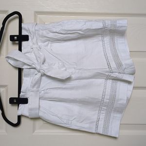 White House Black Market linen shorts